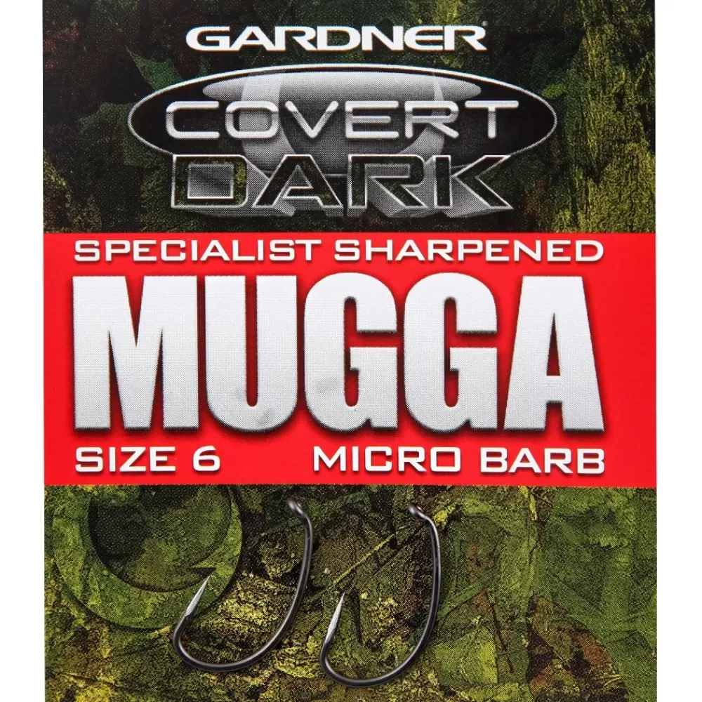 Gardner Specialist Sharpened Covert Dark Mugga Hooks