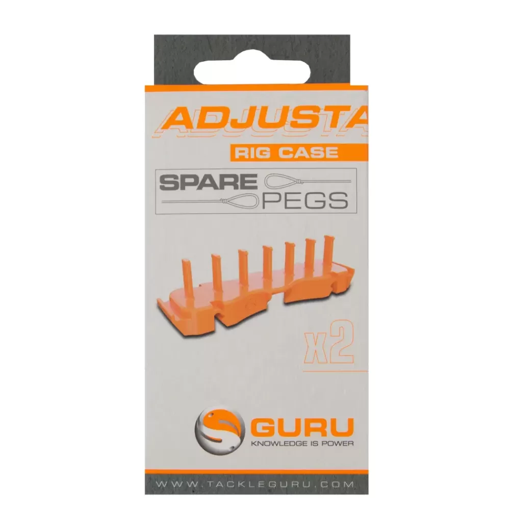 Guru Adjustable Fishing Rig Case Spare Orange Peg