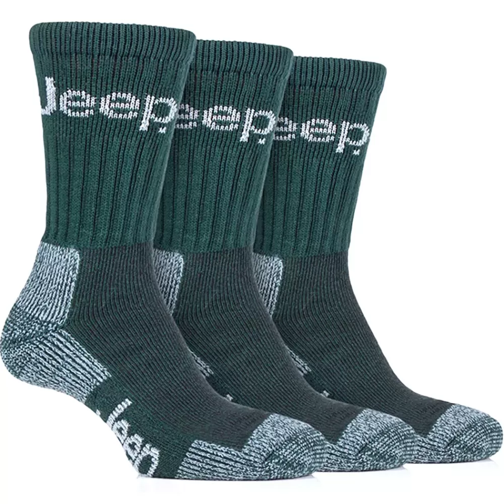 Jeep Luxury Terrain Boot Socks Forest / Grey