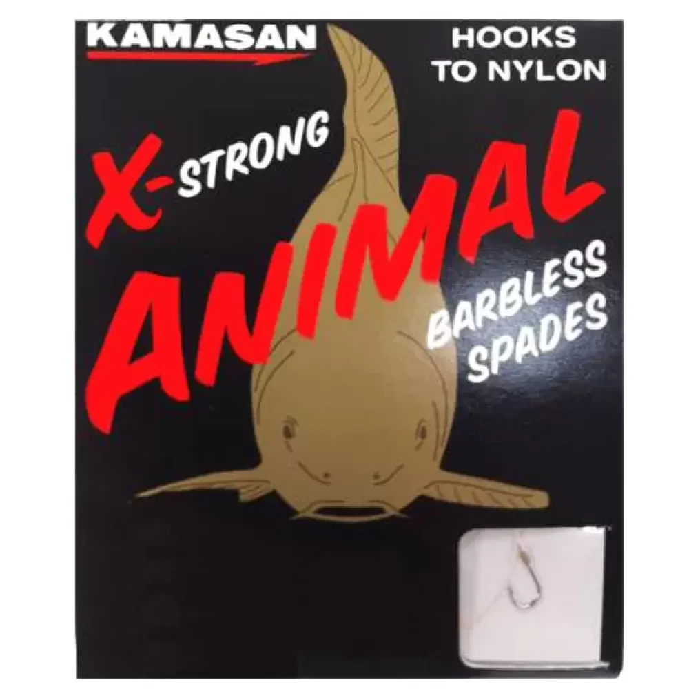 Kamasan Animal X-Strong Fishing Hooks to Nylon