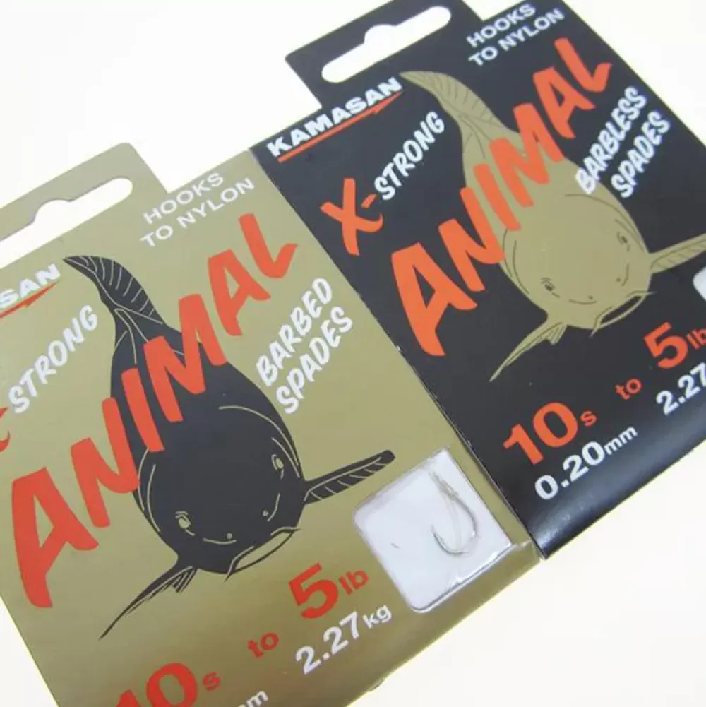 Kamasan Animal X-Strong Fishing Hooks to Nylon