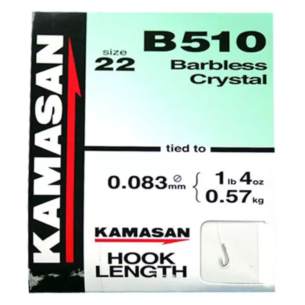 Kamasan B510 Hooks to Nylon Barbless