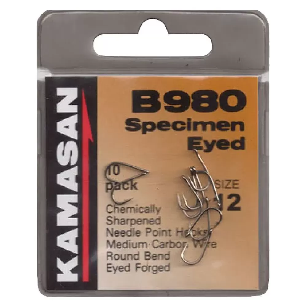 Kamasan B980 Specimen Eyed Fishing Hooks