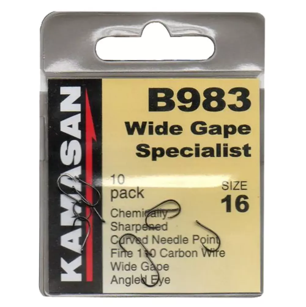 Kamasan B983 Wide Gape Specialist Fishing Hooks