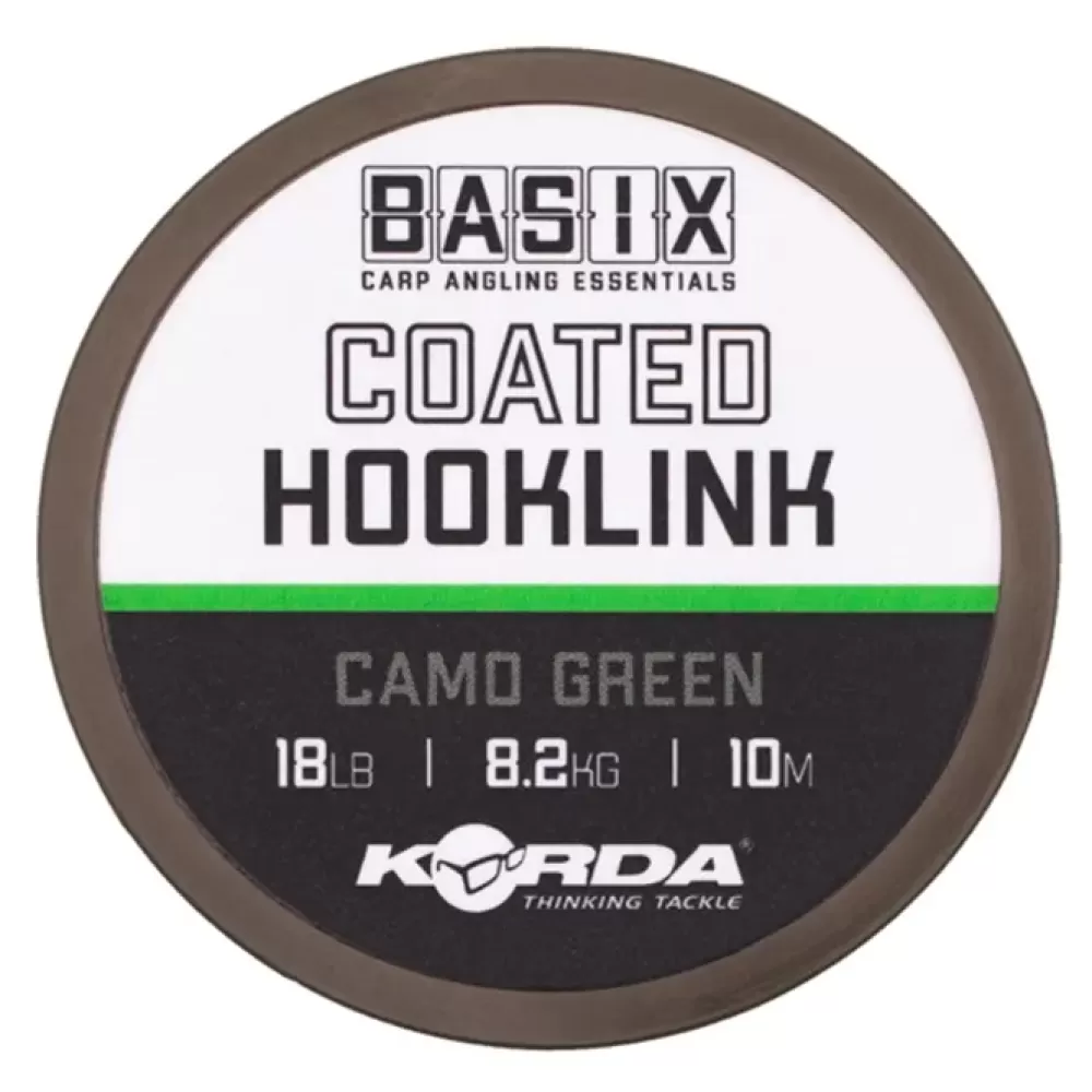 Korda Basix Coated Hooklink 10m- Line