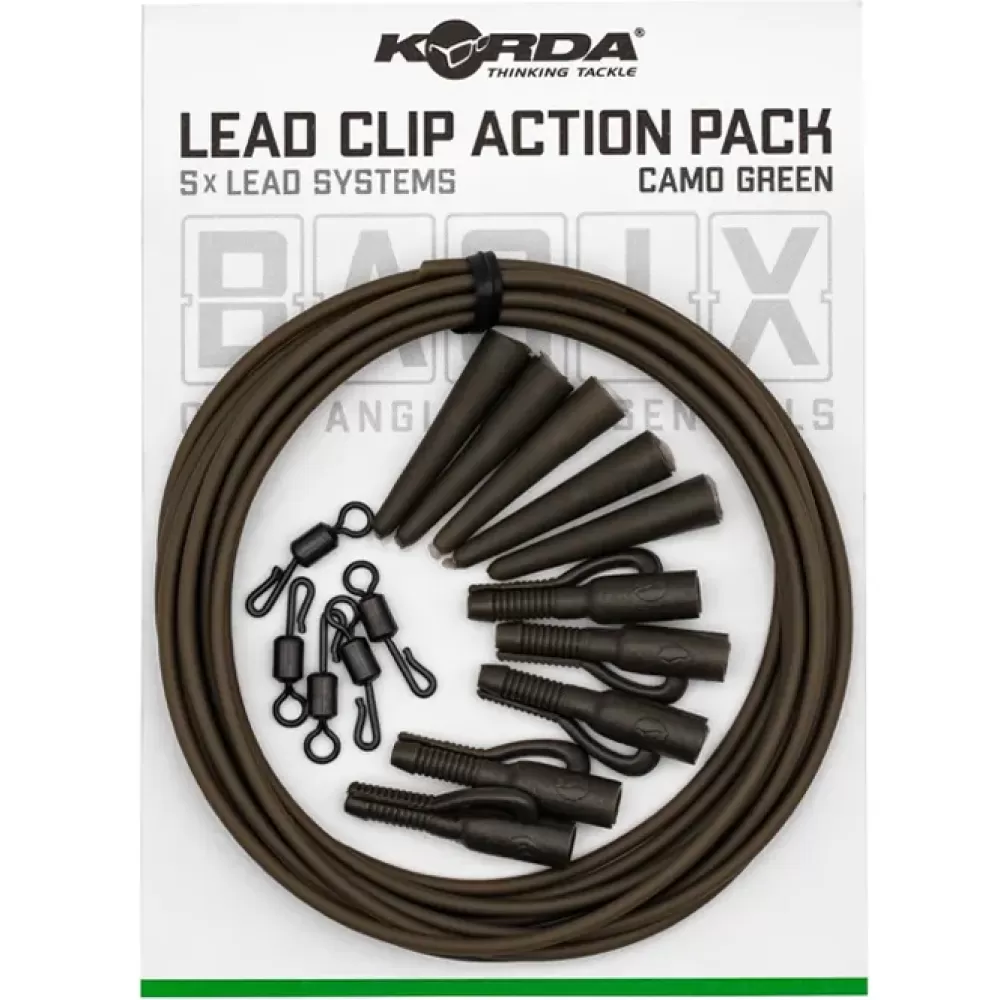 Korda Basix Lead Clip Action Pack- Terminal Tackle