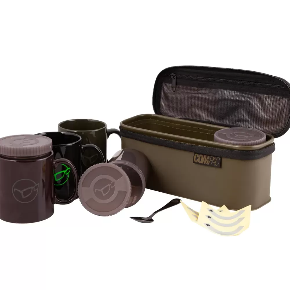 Korda Compac Fishing Tea Set 3 Piece- Cooking Equipment