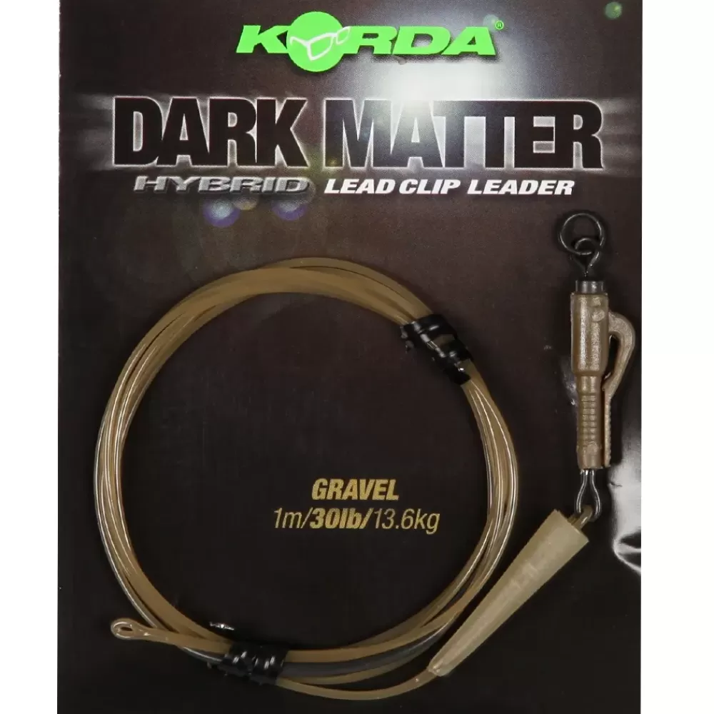 Korda Dark Matter Fishing Leader Hybrid Lead Clip