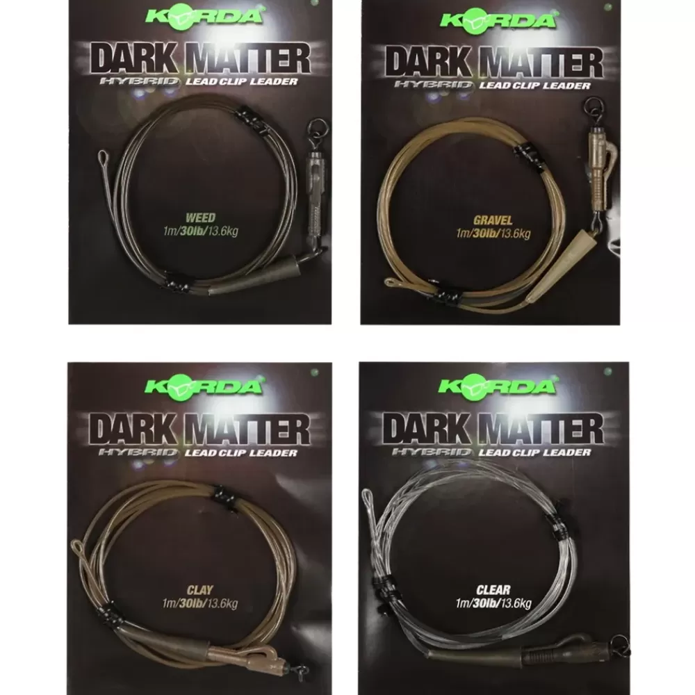 Korda Dark Matter Fishing Leader Hybrid Lead Clip