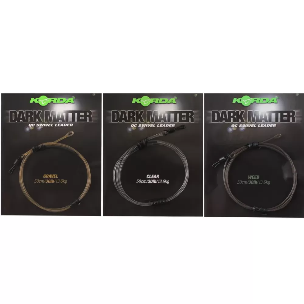 Korda Dark Matter QC Swivel Leader 50cm