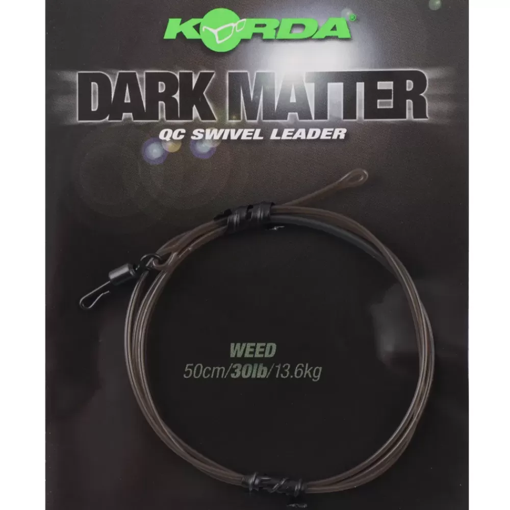 Korda Dark Matter QC Swivel Leader 50cm