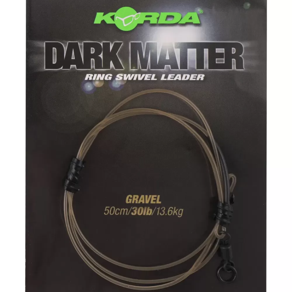 Korda Dark Matter Ring Swivel Leader 50cm