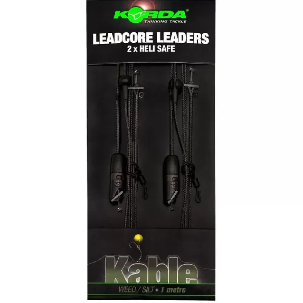 Korda Kable Leadcore Fishing Leader Heli-Safe 1m- Terminal Tackle | New Arrivals