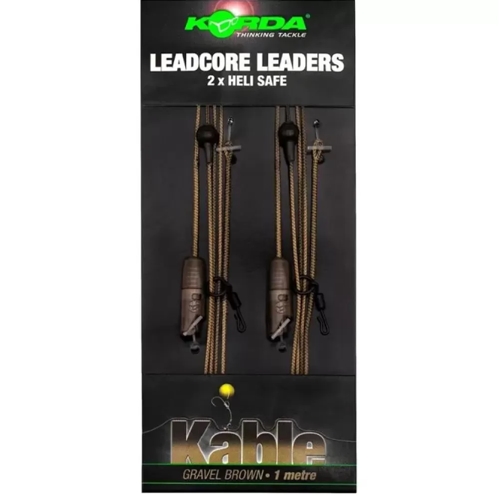 Korda Kable Leadcore Fishing Leader Heli-Safe 1m- Terminal Tackle | New Arrivals