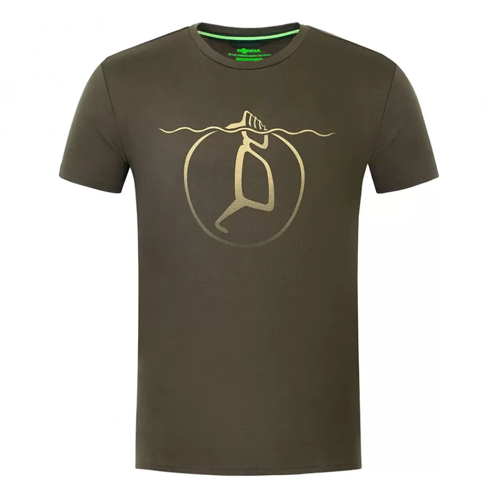 Korda Submerged Olive Green Fishing T-Shirt- Clothing