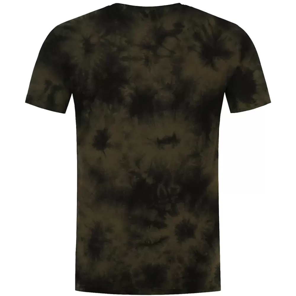 Korda Tie Dye Dark Olive Fishing T-Shirt- Clothing