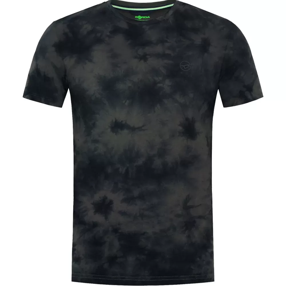 Korda Tie Dye Slate Grey Fishing T-Shirt- Clothing