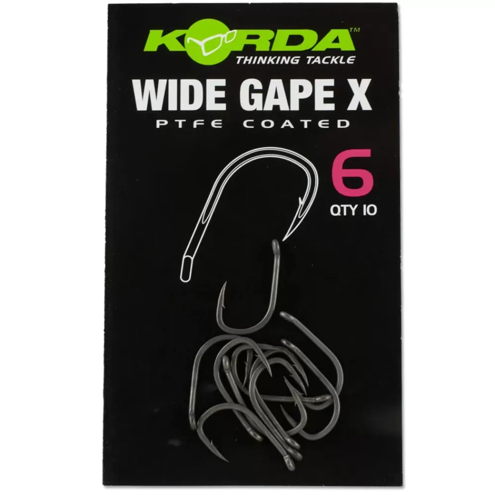 Korda Wide Gape X Fishing Hooks