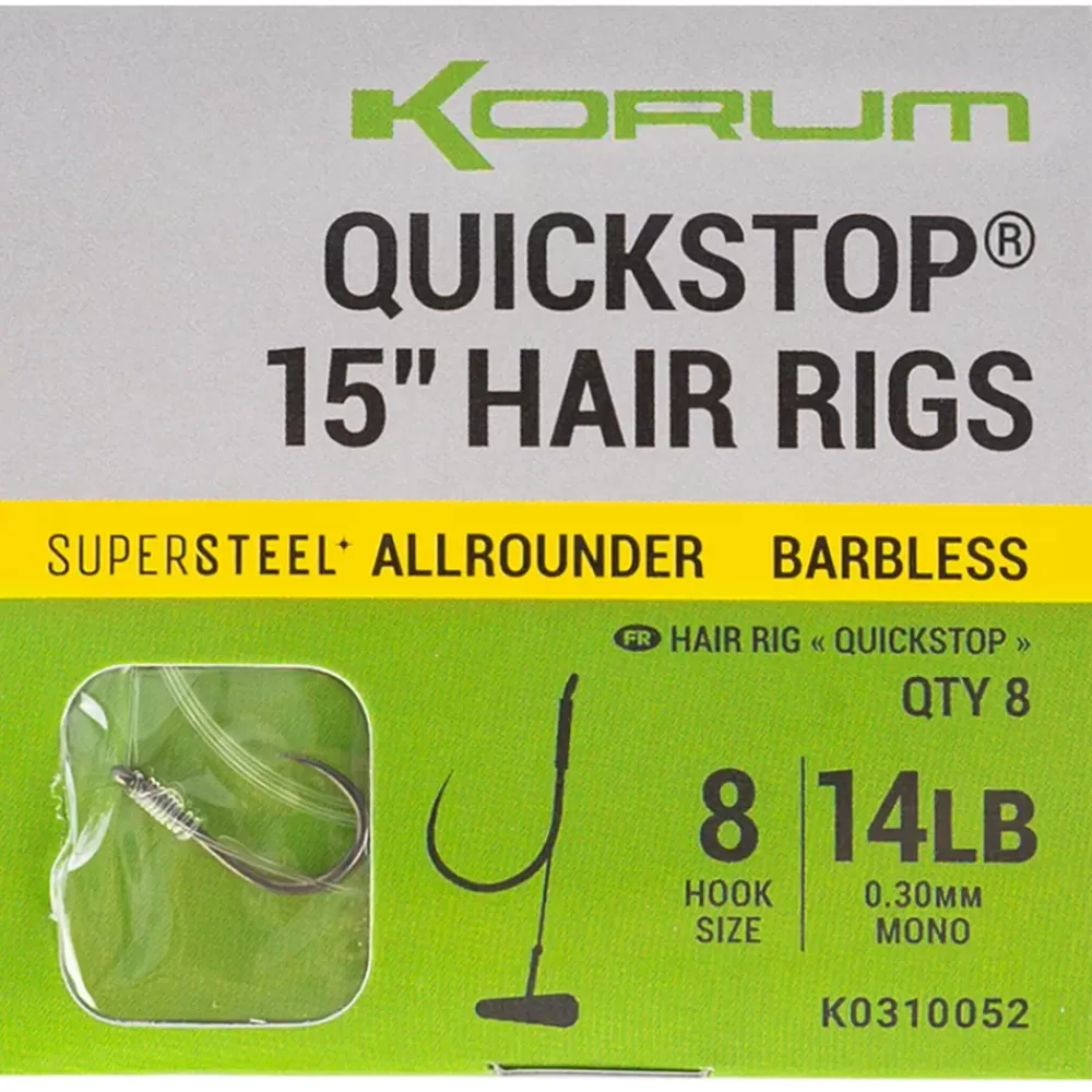 Korum Big Fish 15" Quickstop Hair Rigs