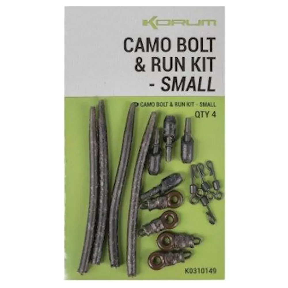 Korum Camo Bolt & Run Fishing Rig Kit Small