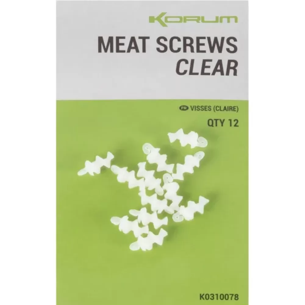 Korum Clear Meat Screws