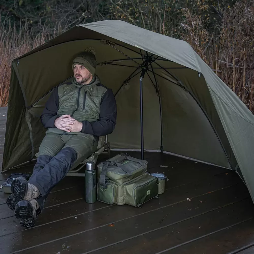 Korum Progress Graphite Brolly Shelter 50"