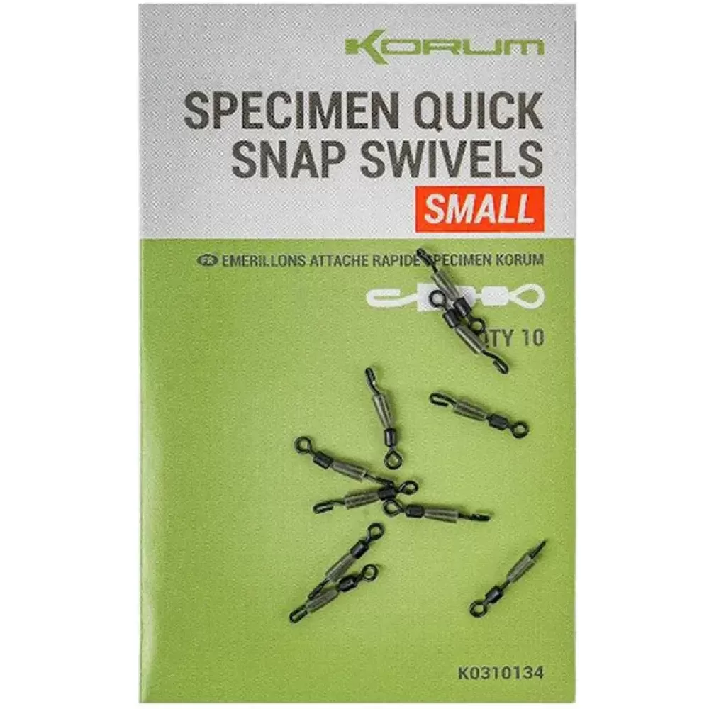 Korum Specimen Quick Snap Fishing Swivels