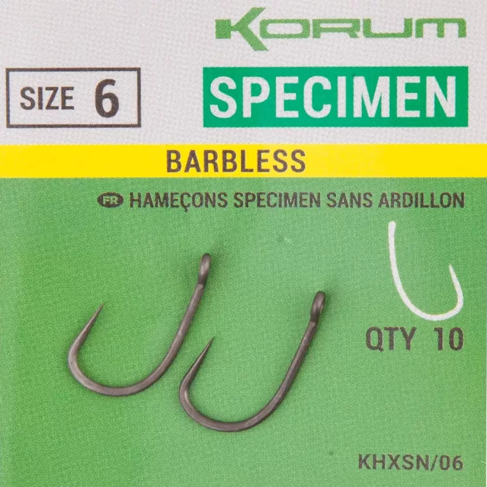 Korum Xpert Specimen Fishing Hooks