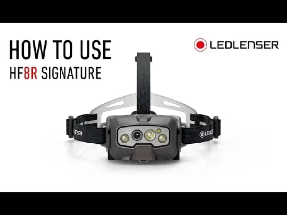 LED Lenser HF8R Core Rechargeable Digital & Auto Focus Headtorch
