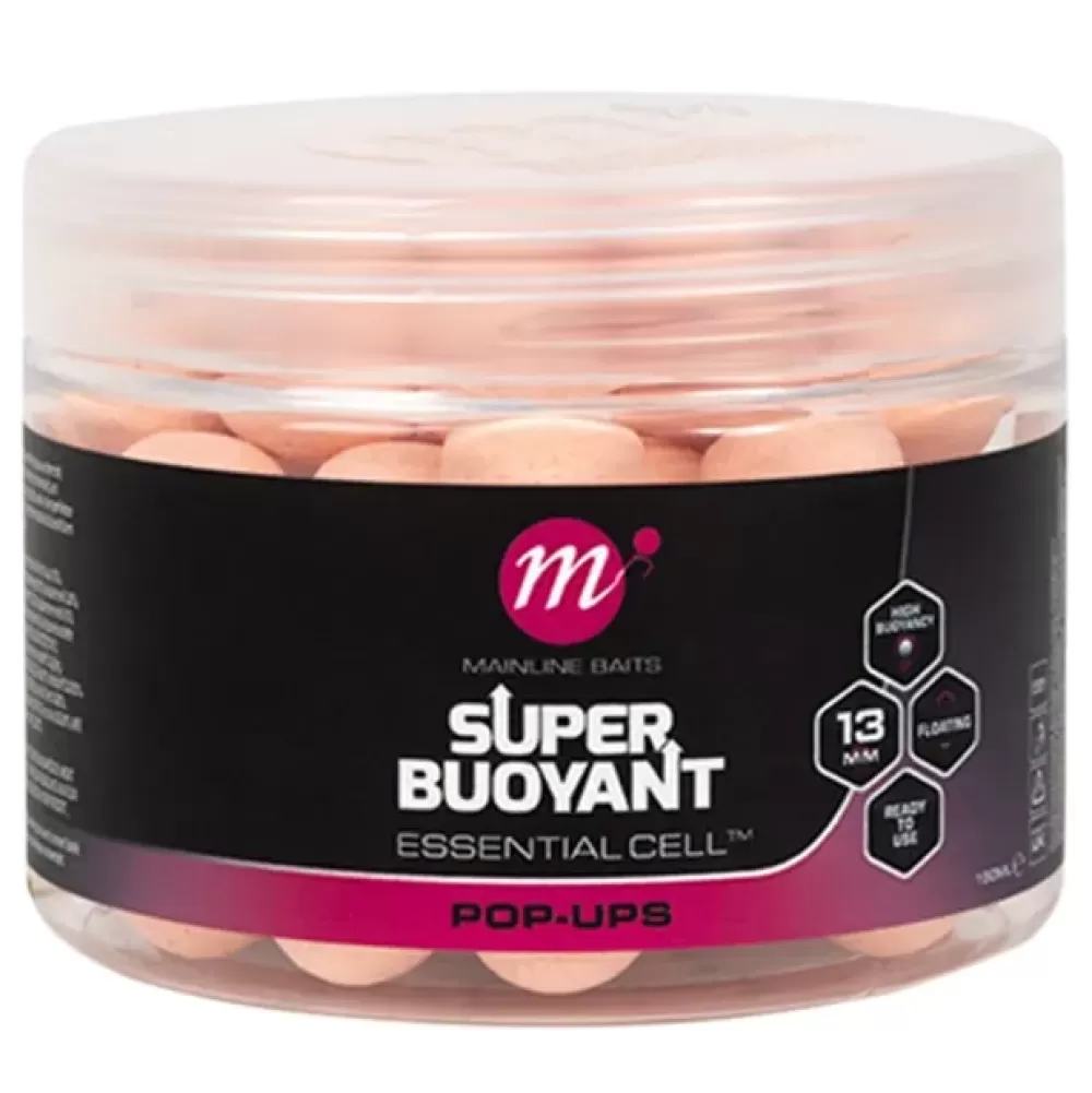 Mainline Essential Cell Super Buoyant Pop Ups Pink- Bait & Additives