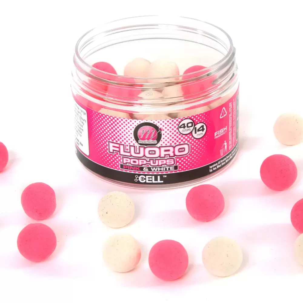 Mainline Fluoro Pop Ups- Bait & Additives