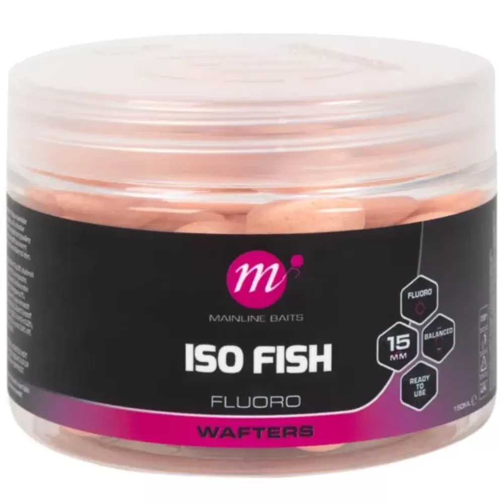 Mainline ISO Fish Fluoro Wafters Pink- Bait & Additives