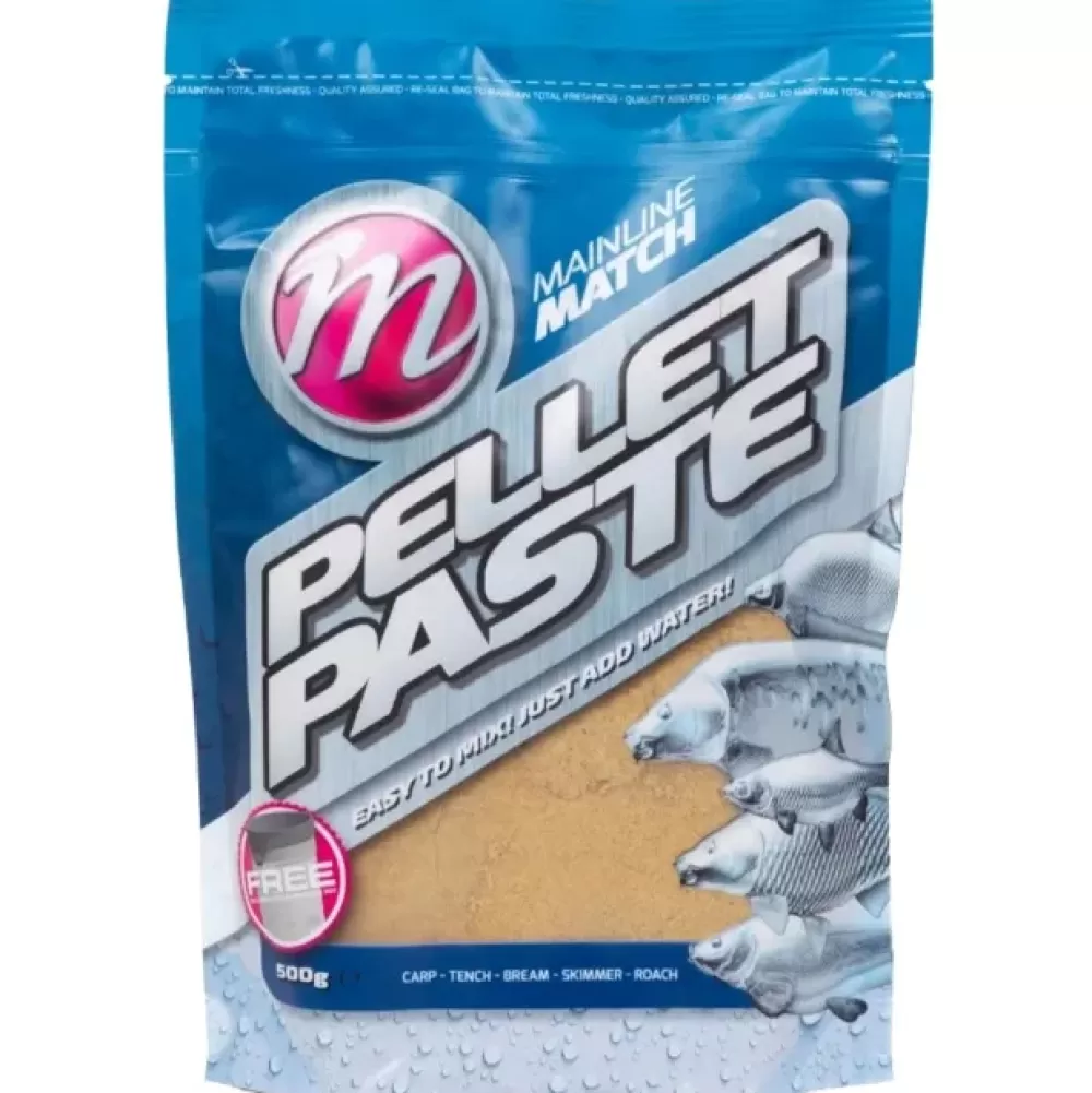 Mainline Match Pure Pellet Paste Mix 500g + Free Paste Pot