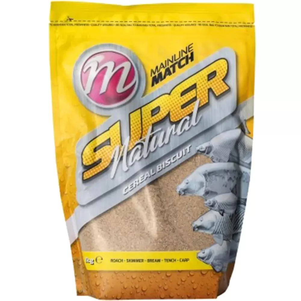 Mainline Match Super Natural Cereal Biscuit Groundbait Mix 1kg