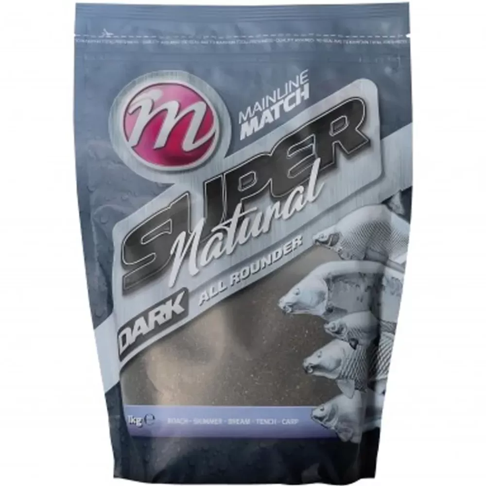 Mainline Match Super Natural Dark All Rounder Groundbait Mix 1kg