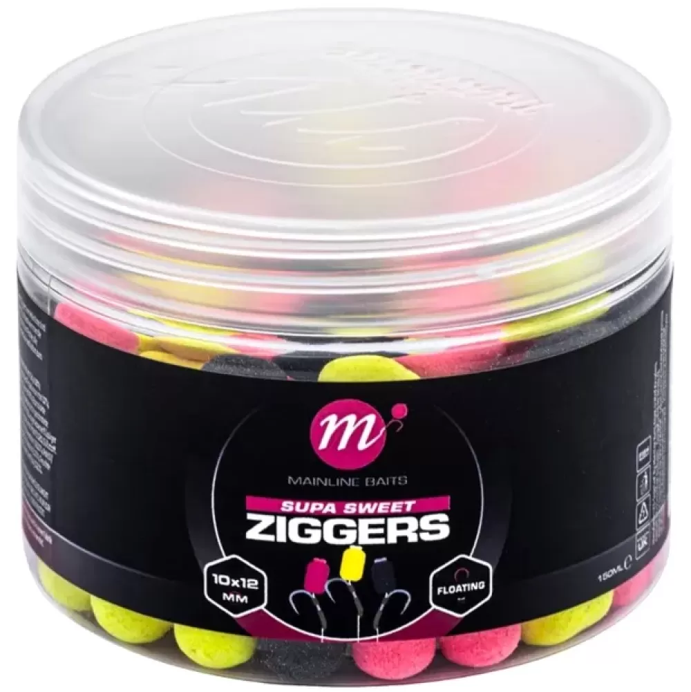 Mainline Supa Sweet Ziggers Pink Yellow Black- Bait & Additives