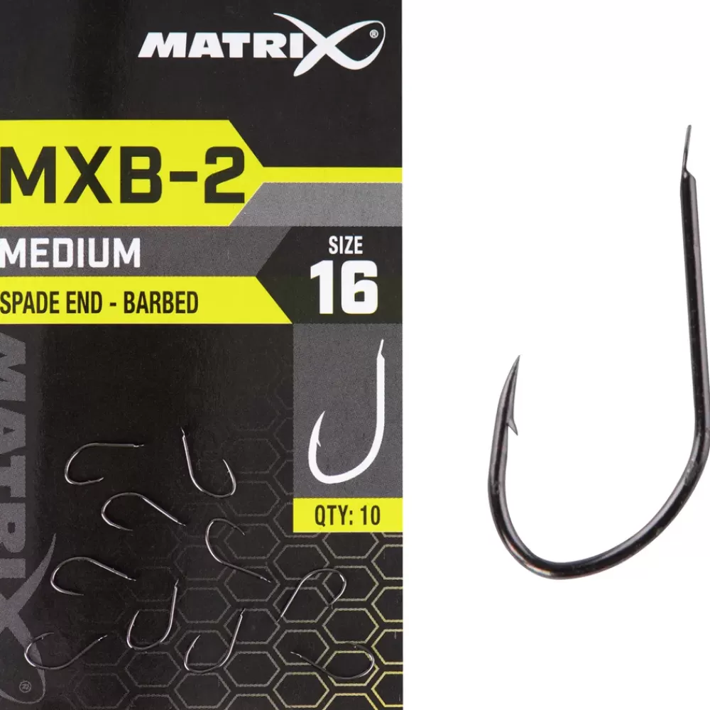 Matrix MXB-2 Medium Spade End Barbed Hooks