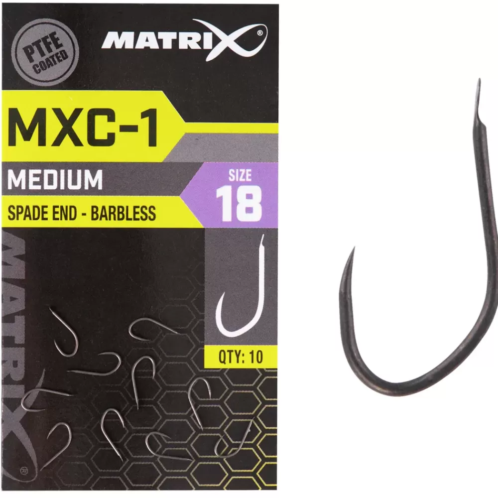 Matrix MXC-1 Medium Spade End Barbless Hooks