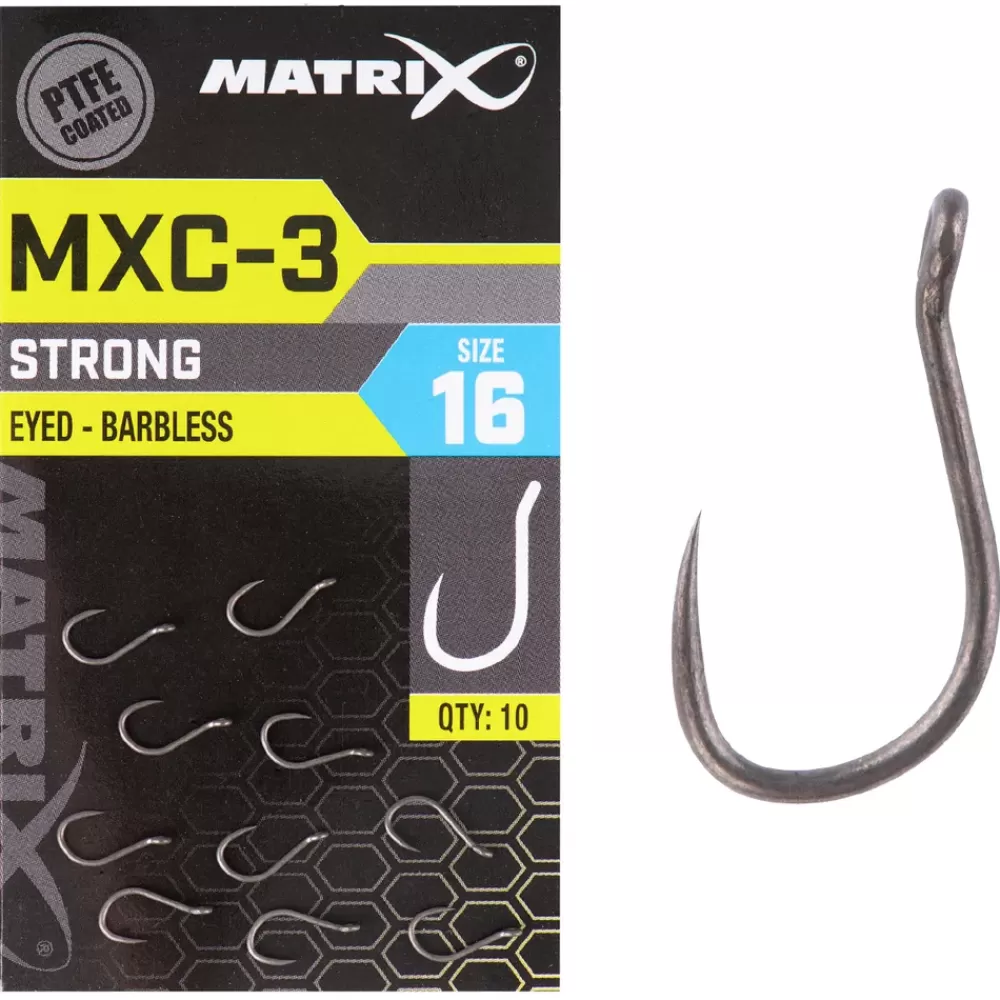 Matrix MXC-3 Strong Eyed Barbless Hooks