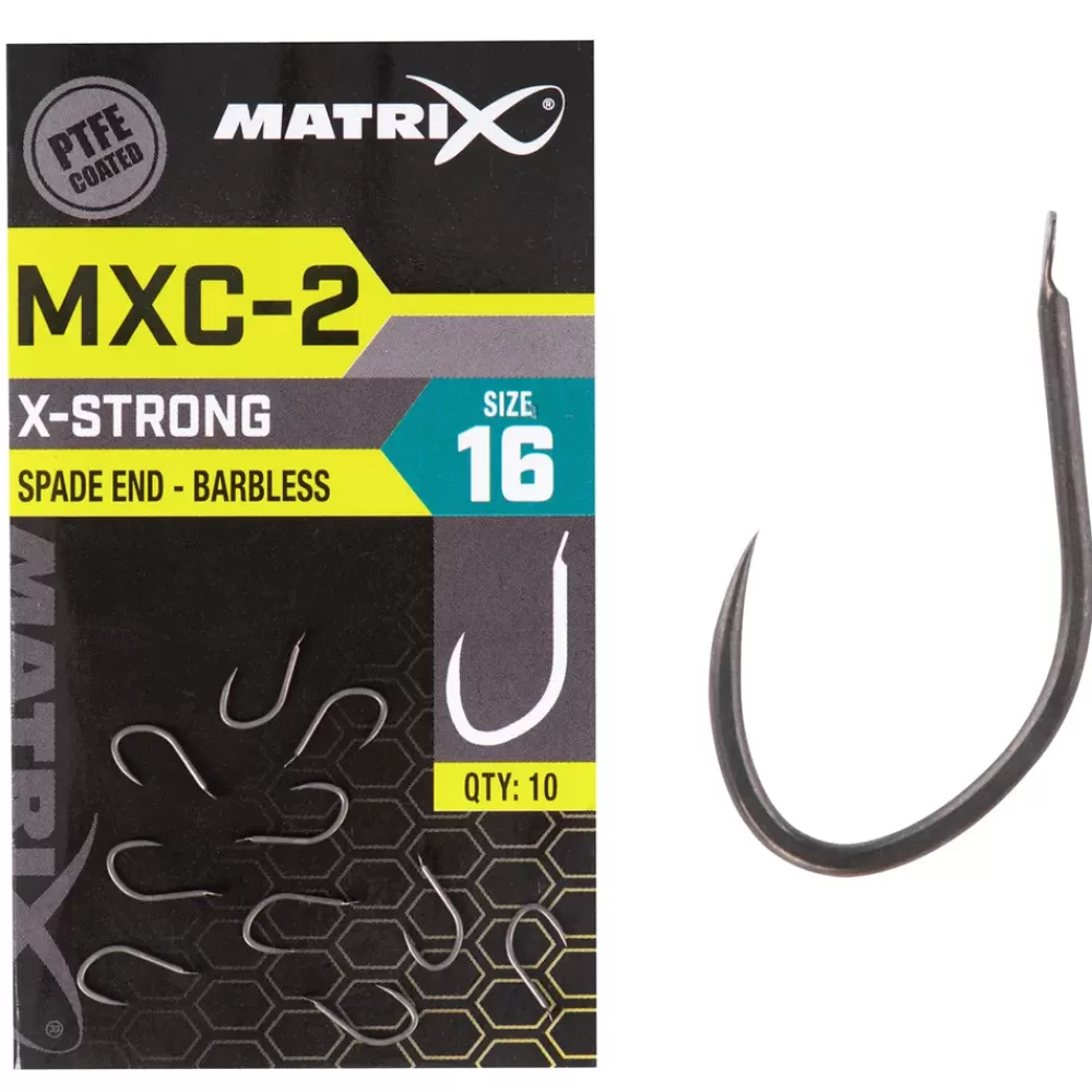 Matrix MXC-2 X-Strong Spade End Barbless Hooks