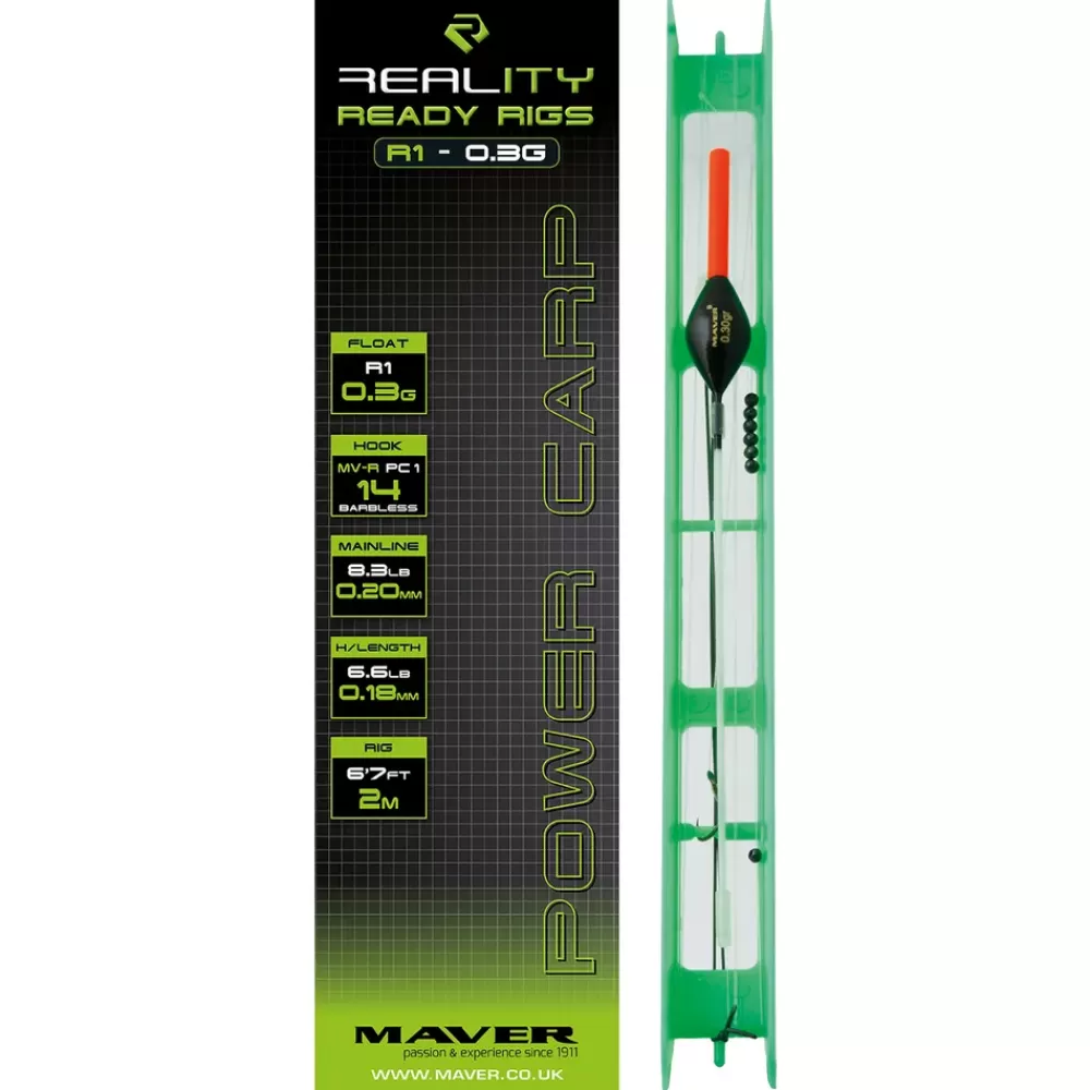 Maver Reality Ready Rigs R1 Power Carp