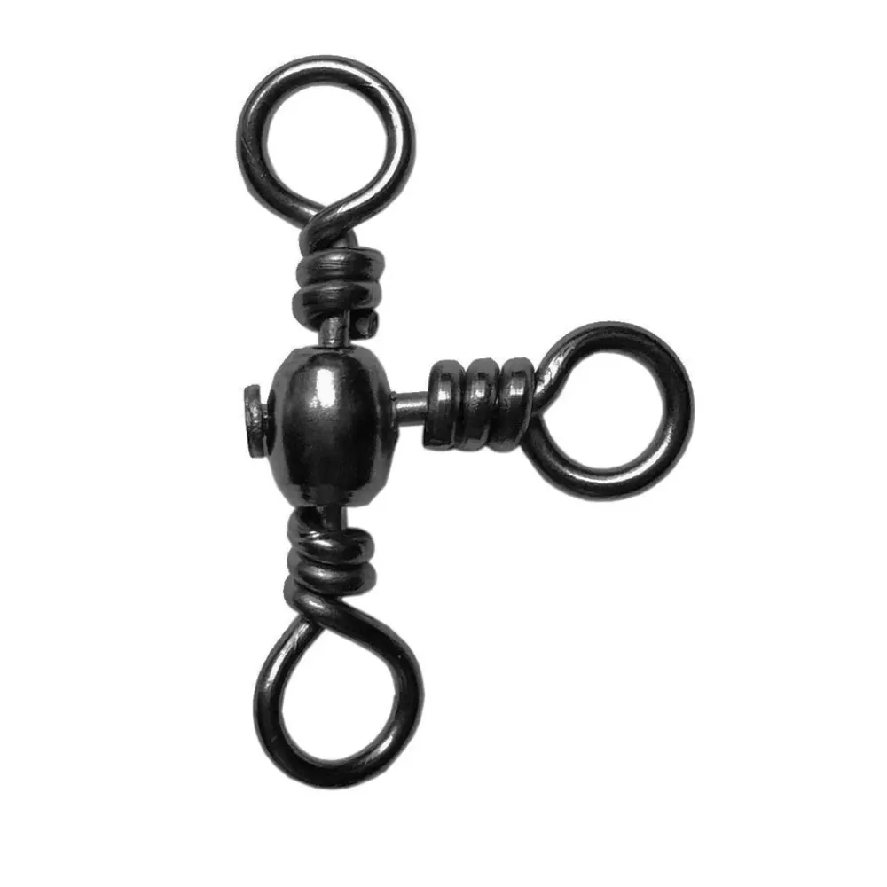 Mustad Three Way Cross Barrel Swivel