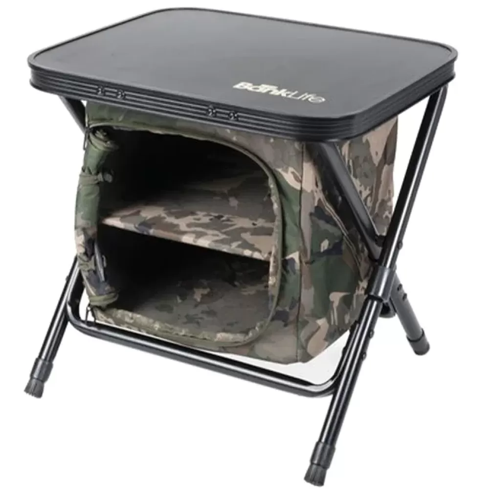 Nash Bank Life Bedside Fishing Station Camo- Bivvies & Shelters