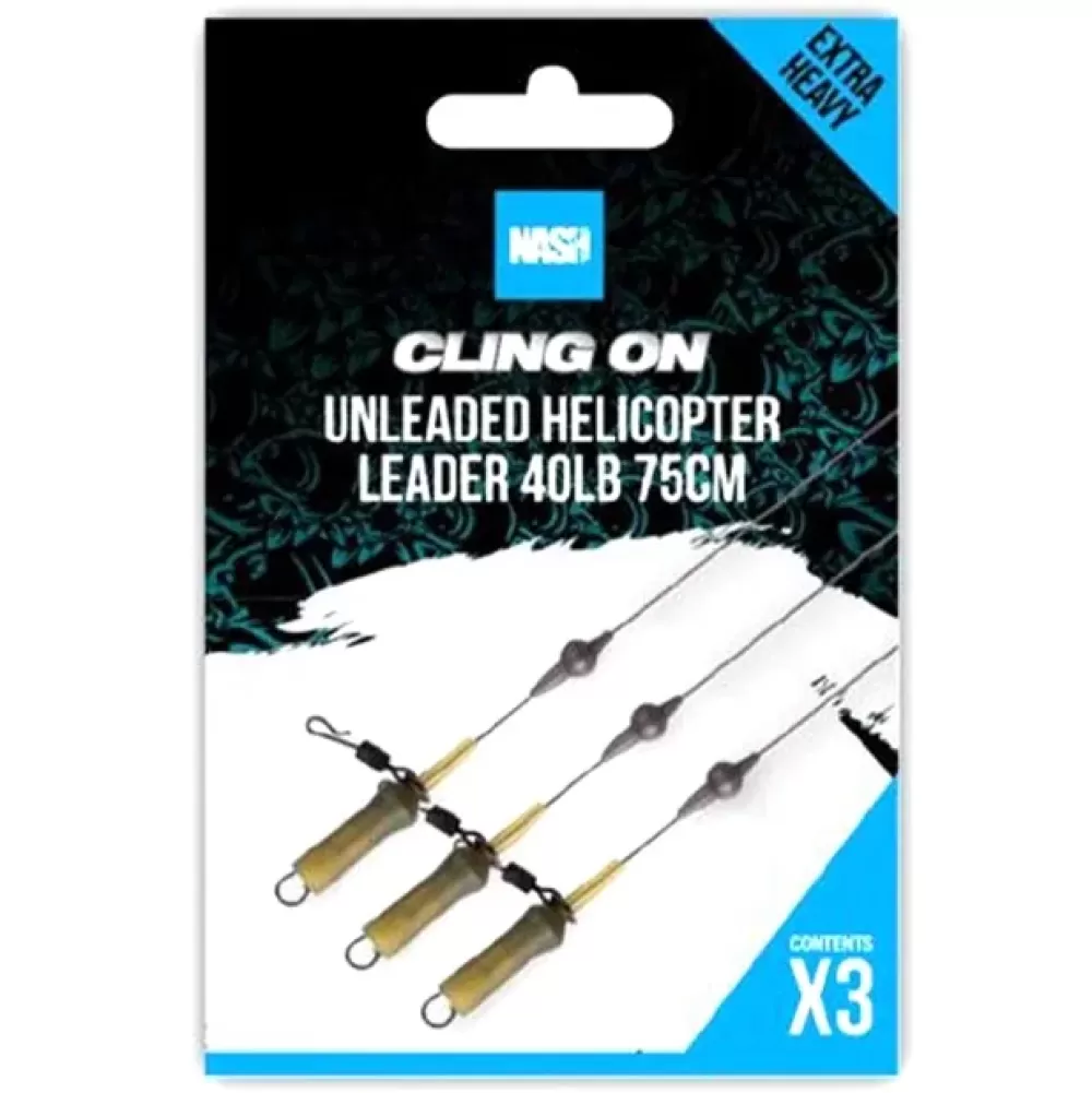 Nash Cling On Unleaded Helicopter Leader 75cm- Terminal Tackle