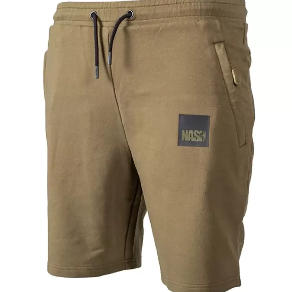 Nash Make It Happen Box Logo Green Shorts- Clothing