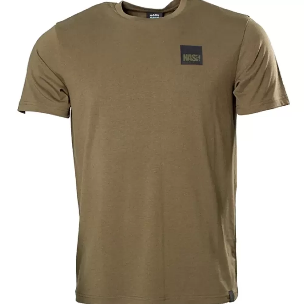Nash Make It Happen Box Logo Green T-Shirt- Clothing