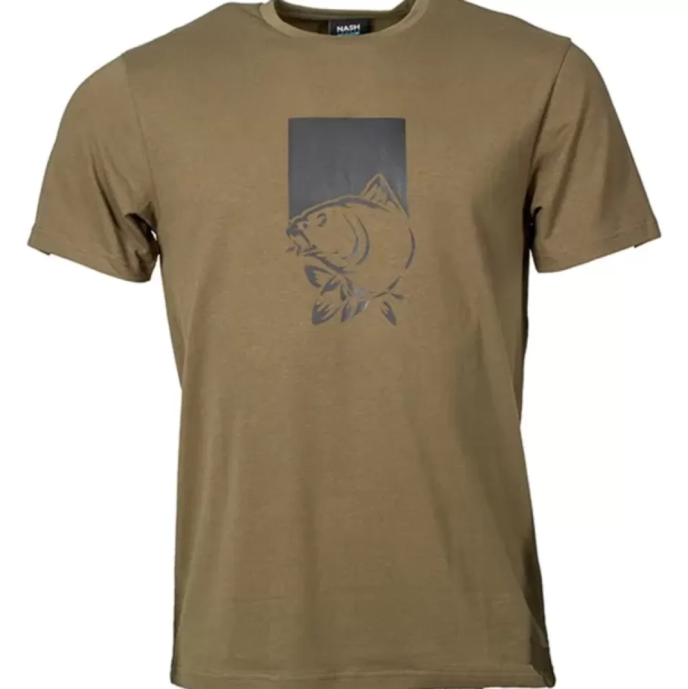 Nash Make It Happen Fish Logo Green T-Shirt- Clothing