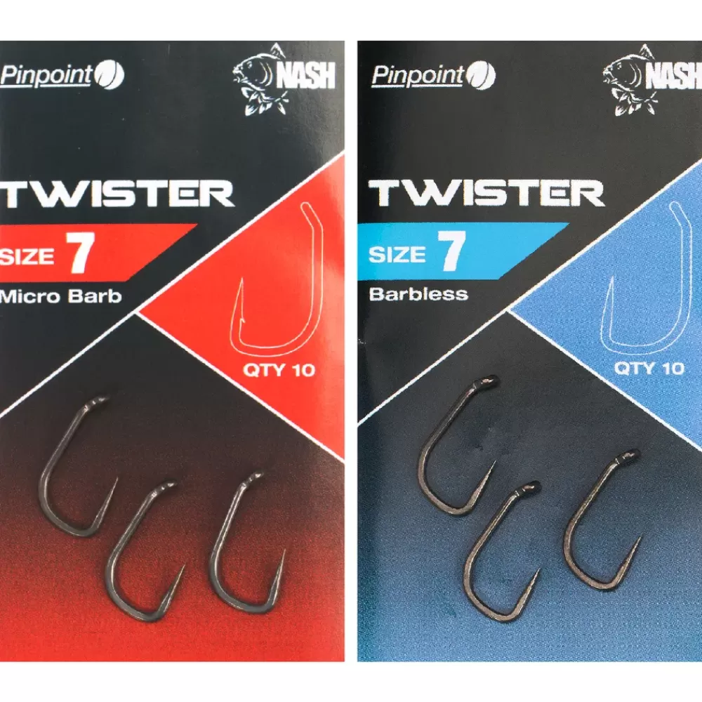 Nash Pinpoint Twister Hooks