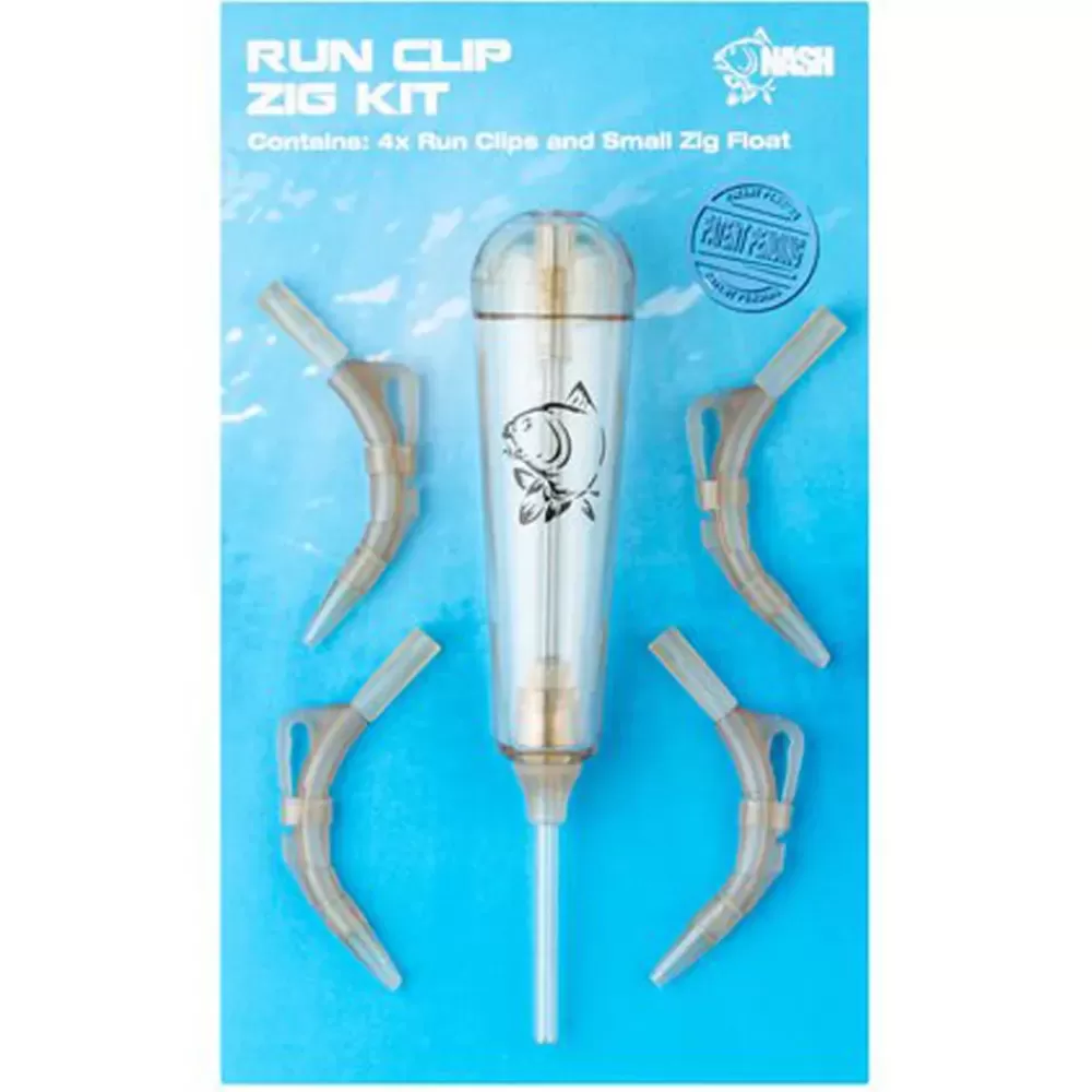 Nash Run Lead Clip Zig Fishing Float Kit- Terminal Tackle
