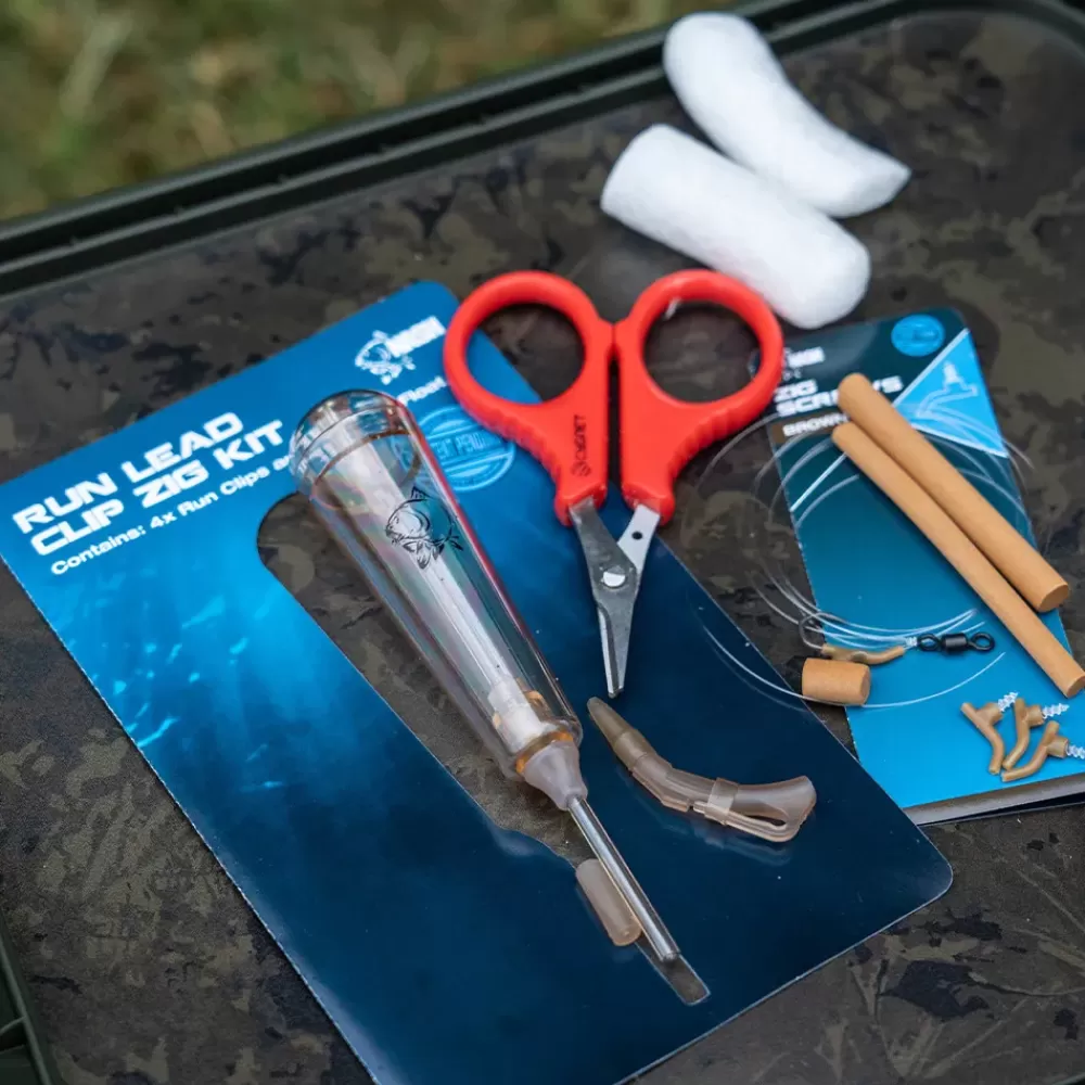 Nash Run Lead Clip Zig Fishing Float Kit- Terminal Tackle